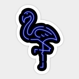 The Blue Flamingo edit Sticker